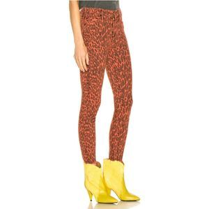 Mother Looker Ankle Fray Jeans Animal Attraction